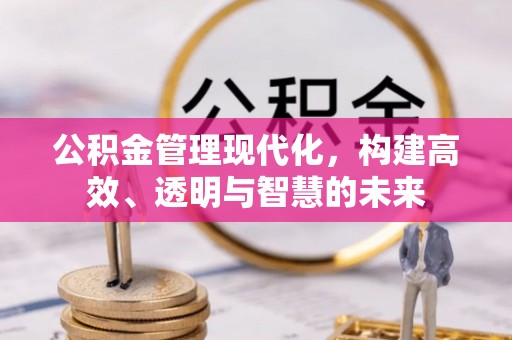 织金公积金管理现代化，构建高效、透明与智慧的未来