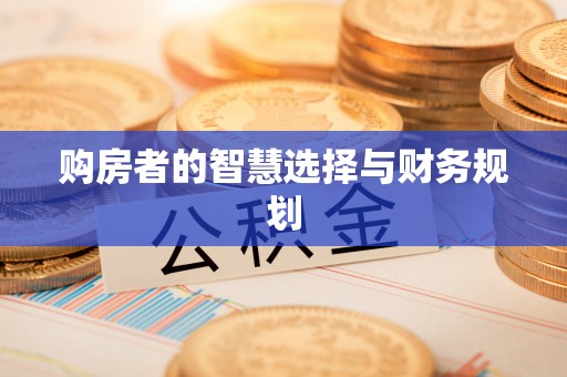 织金购房者的智慧选择与财务规划