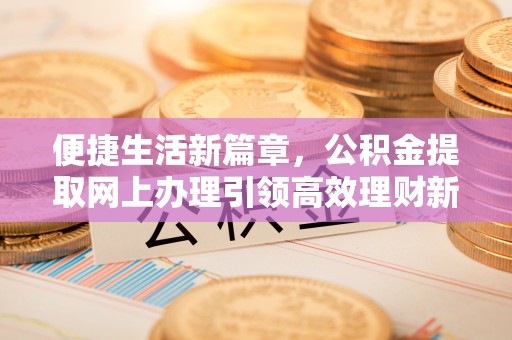 织金便捷生活新篇章，公积金提取网上办理引领高效理财新趋势