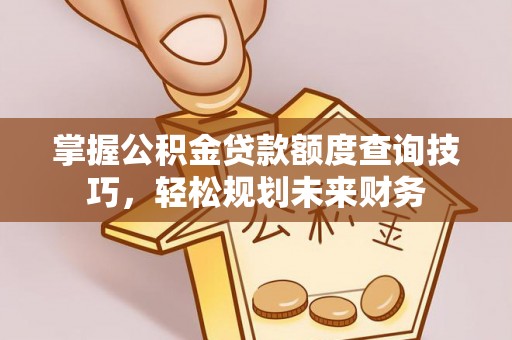 织金掌握公积金贷款额度查询技巧，轻松规划未来财务