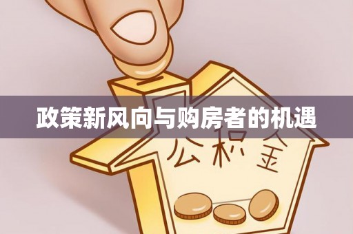 织金政策新风向与购房者的机遇