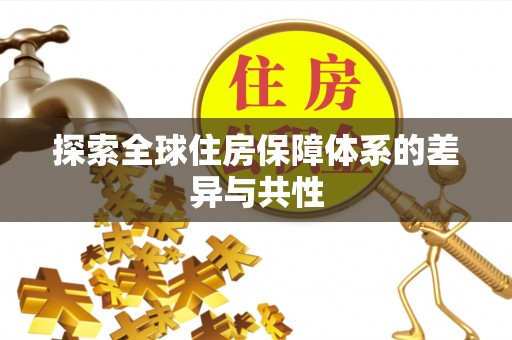 织金探索全球住房保障体系的差异与共性